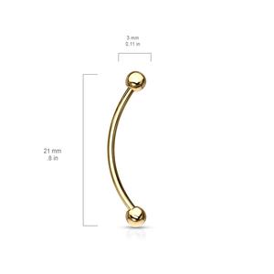 PLAIN CURVED BARBELL