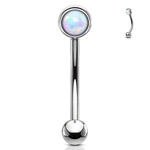 MINI OPAL CURBED BARBELL - 6MM