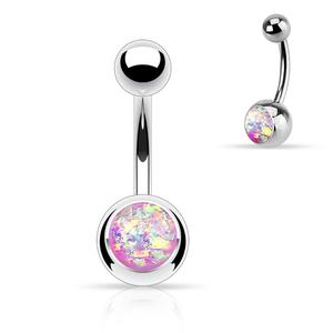OPAL BELLY BARBELL - 10MM
