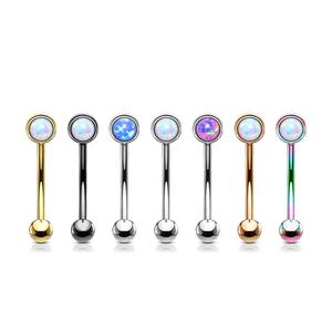 MINI OPAL CURBED BARBELL - 6MM
