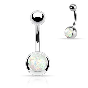 OPAL BELLY BARBELL - 10MM