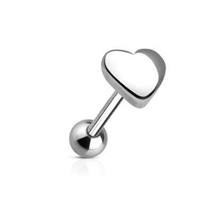 LOVE HEART TONGUE BAR - 16MM