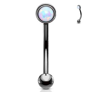 MINI OPAL CURBED BARBELL - 6MM
