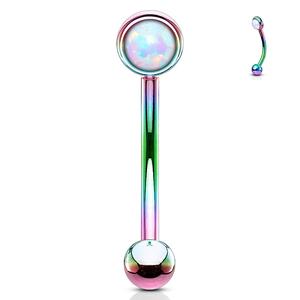 MINI OPAL CURBED BARBELL - 6MM