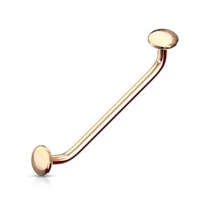 45 DEGREE FLAT DISC STAPLE BARBELL