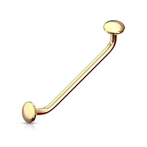 45 DEGREE FLAT DISC STAPLE BARBELL