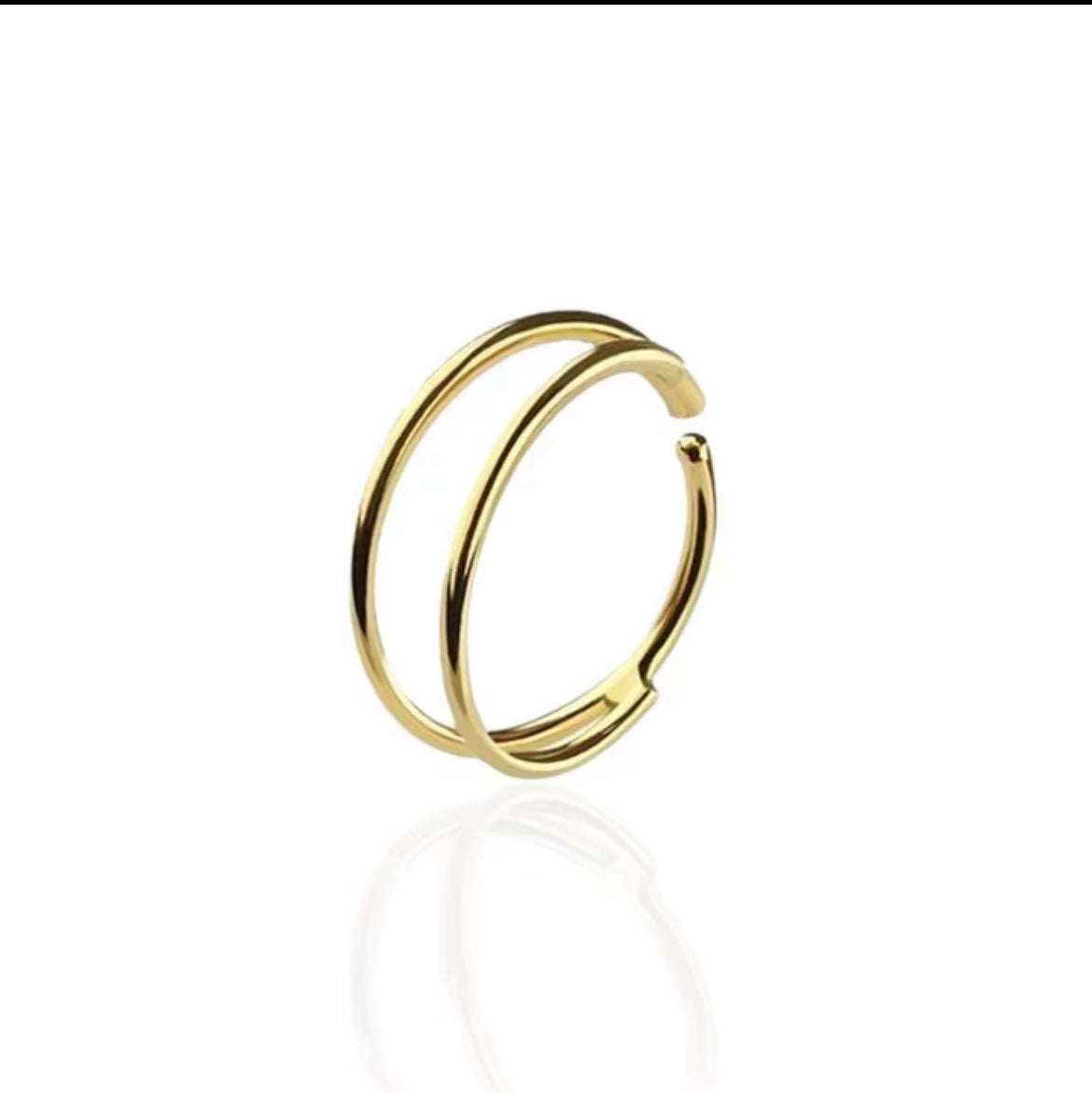 STERLING SILVER BENDABLE 8MM - 22 GAUGE NOSE RING