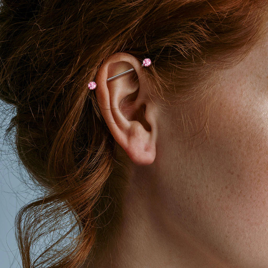 CRYSTAL JEWELLED INDUSTRIAL  BAR