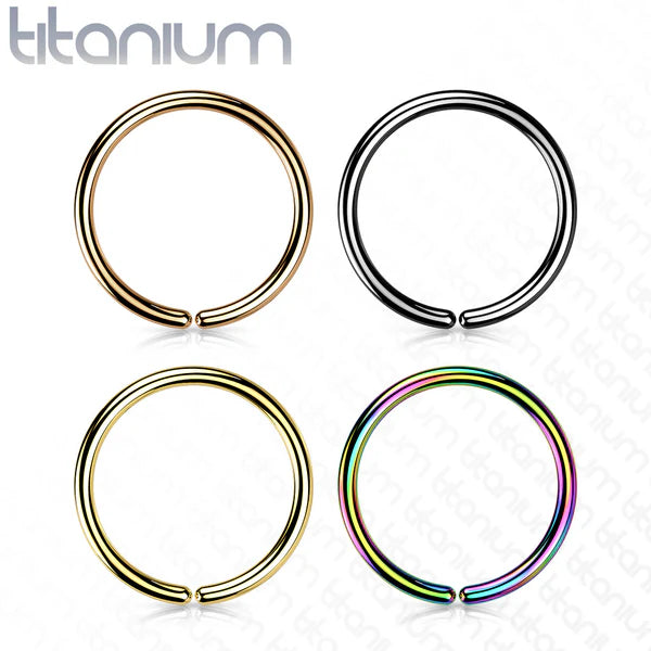 DAINTY SEAMLESS BENDABLE HOOP - 22 GAUGE