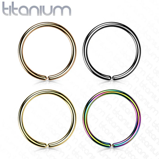 DAINTY SEAMLESS BENDABLE HOOP - 22 GAUGE