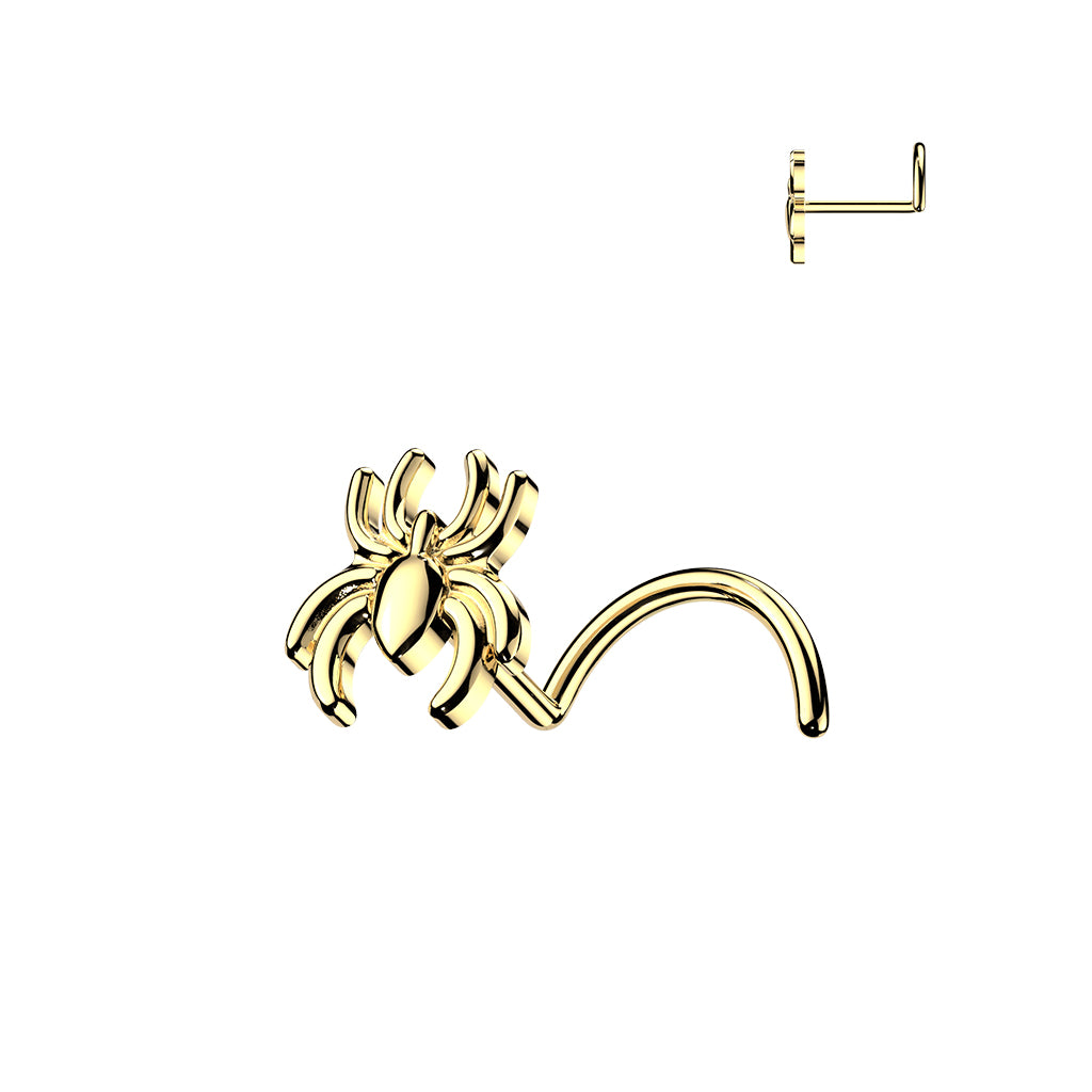 SPIDER TOP SCREW NOSE STUD - 20 GAUGE -6MM