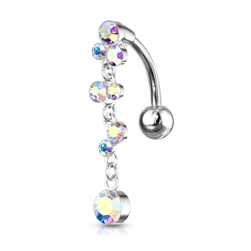 AURORA REVERSE DANGLY BELLY BAR