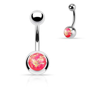 OPAL BELLY BARBELL - 10MM