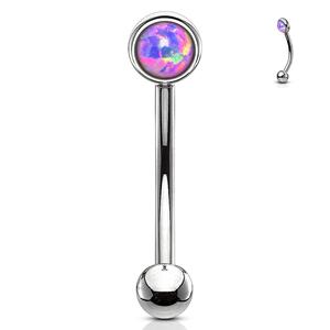 MINI OPAL CURBED BARBELL - 6MM