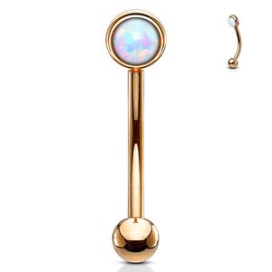 MINI OPAL CURBED BARBELL - 6MM